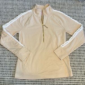 NWOT Lilly Pulitzer Sweatshirt with Crochet Detail - Small S